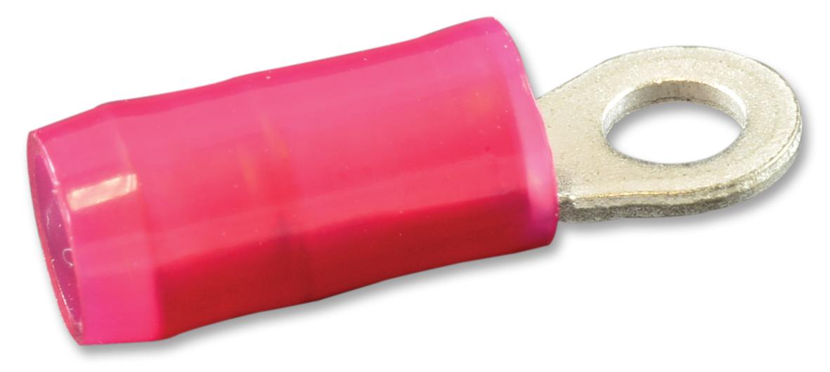 320553 TERMINAL, RING TONGUE, #4, CRIMP, RED AMP - TE CONNECTIVITY