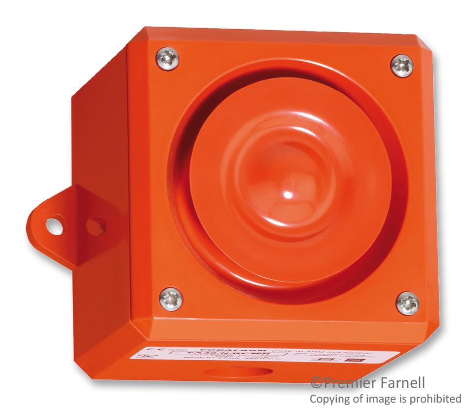 YA30/D/RF/WR AUDIO SIGNAL INDICATOR, 100DB, 24V, IP65 CLIFFORD AND SNELL