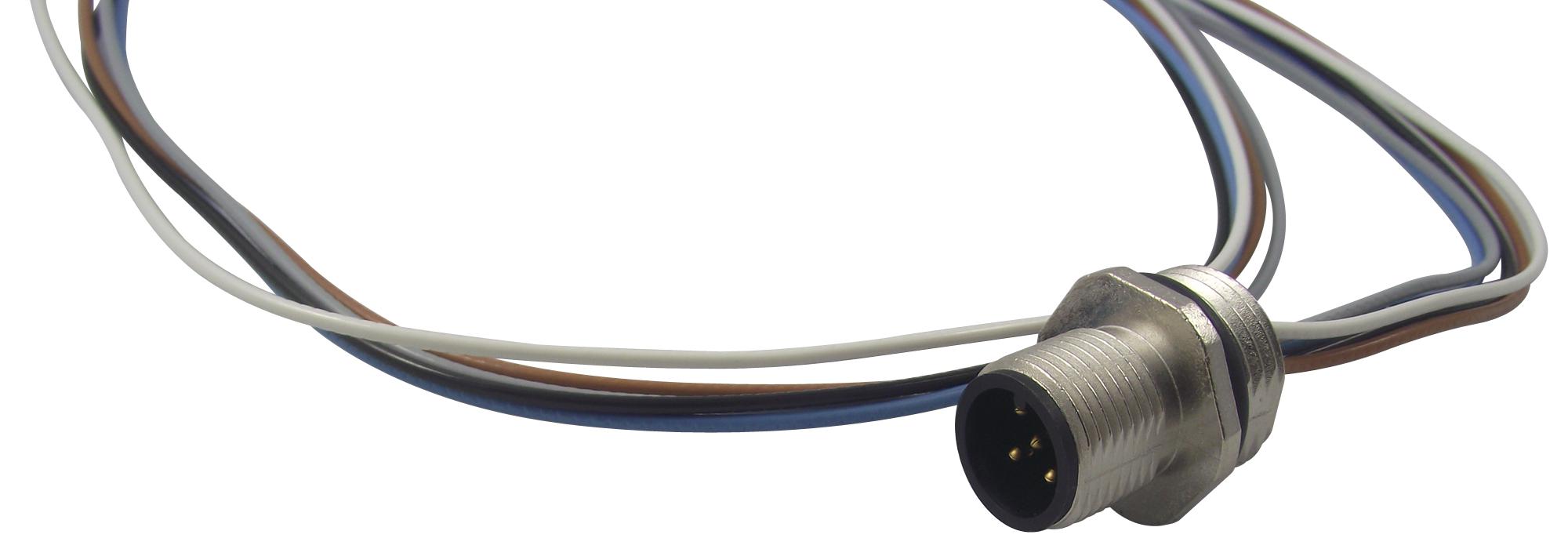 SACC-E-M12MS-5CON-PG9/0,5 SENSOR/ACTUATOR PLUG, M12, 5POS PHOENIX CONTACT