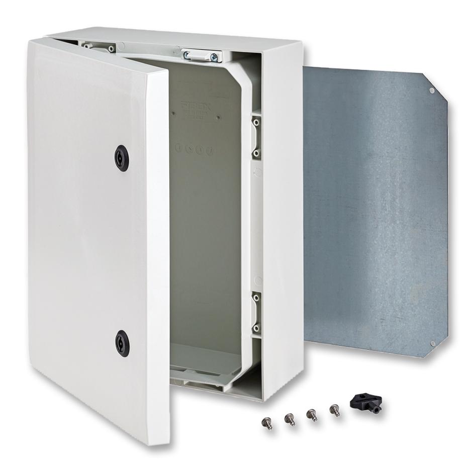 ARCA 504021 ENCLOSURE, CABINET, POLYCARBONATE, GREY FIBOX