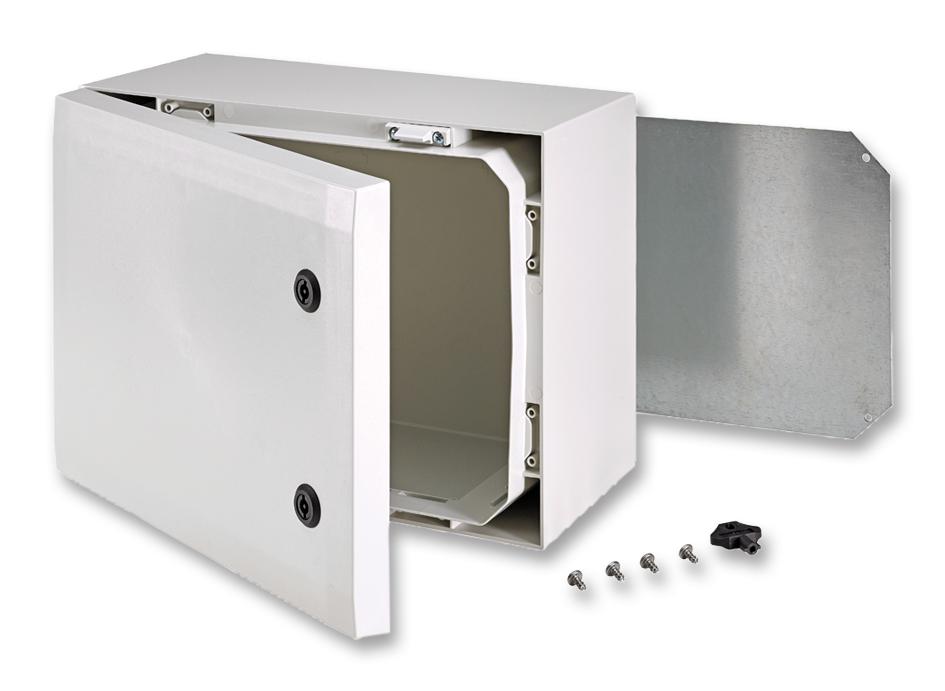 ARCA 405021 ENCLOSURE, CABINET, POLYCARBONATE, GREY FIBOX
