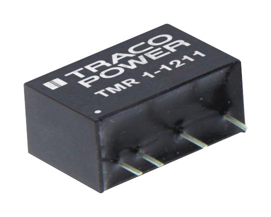 TMR 1-0512 DC-DC CONV, ISO POL, 1 O/P, 0.083A, 12V TRACO POWER
