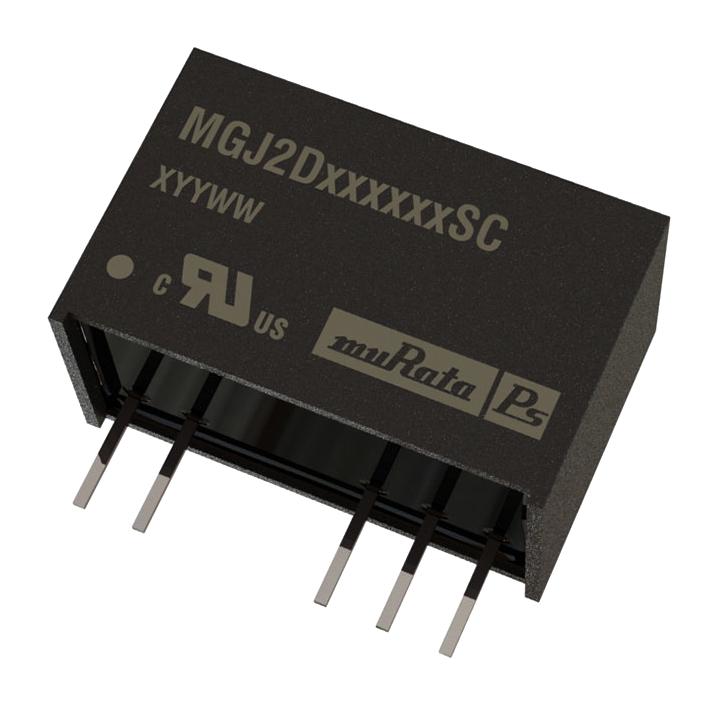 MGJ2D121503SC DC-DC CONVERTER, 2 O/P, 2W MURATA POWER SOLUTIONS