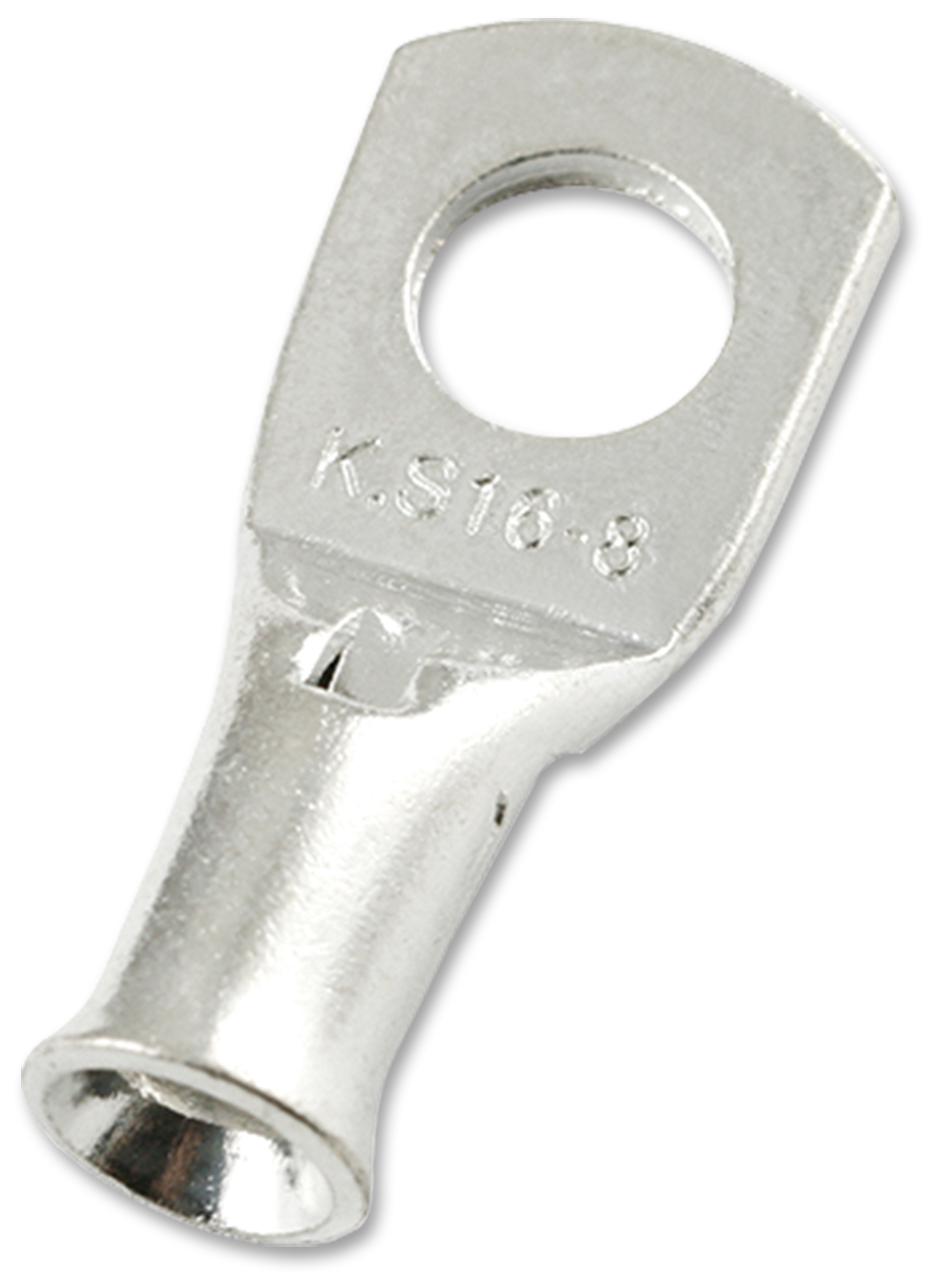 MC000752 COPPER TUBULAR LUG, 10.5MM, 6AWG, CRIMP MULTICOMP PRO