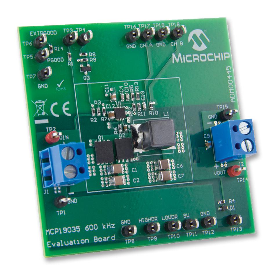ADM00445 EVALUATION BOARD, BUCK CONTROLLER MICROCHIP