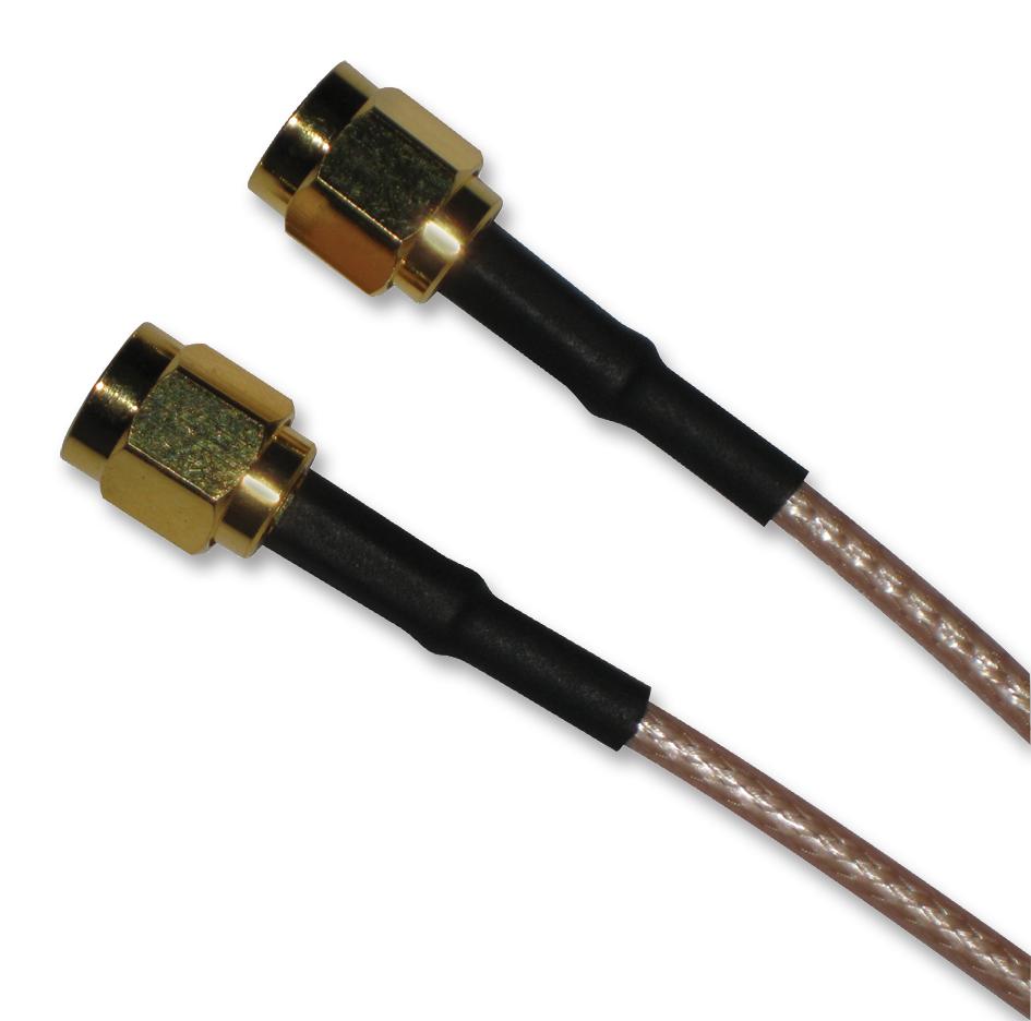 135101-03-M0.75 COAXIAL CABLE, RG316/U, SMA PLUG, 0.75M AMPHENOL CONNEX