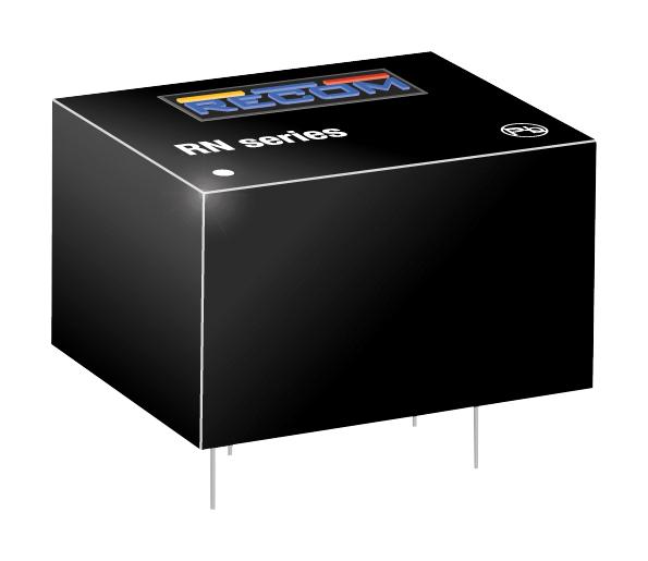 RN-0505S DC/DC CONV, 1.25W, 5V, 0.25A, DIP RECOM POWER