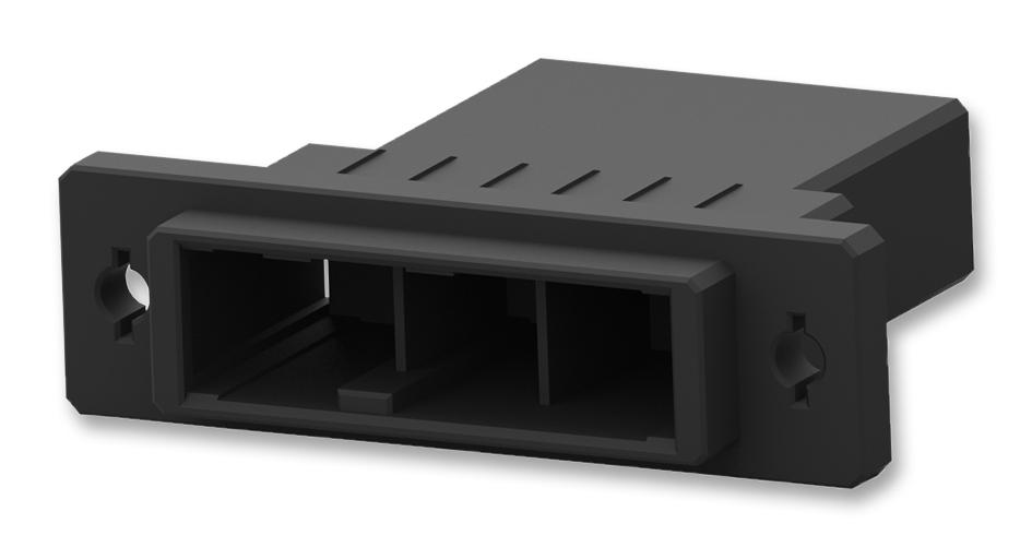 1-353047-3 PLUG HOUSING, 3POS, GF POLYESTER, BLACK AMP - TE CONNECTIVITY