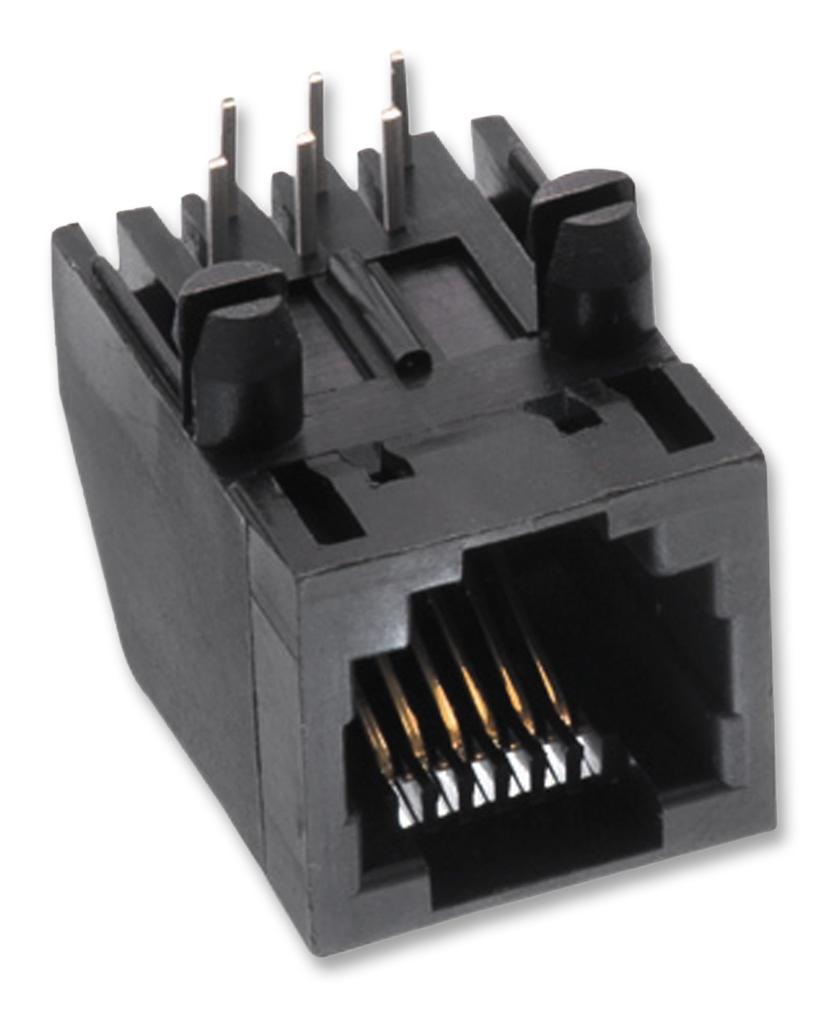 615006143621 CONN, MOD JACK, 1PORT, 6P6C WURTH ELEKTRONIK