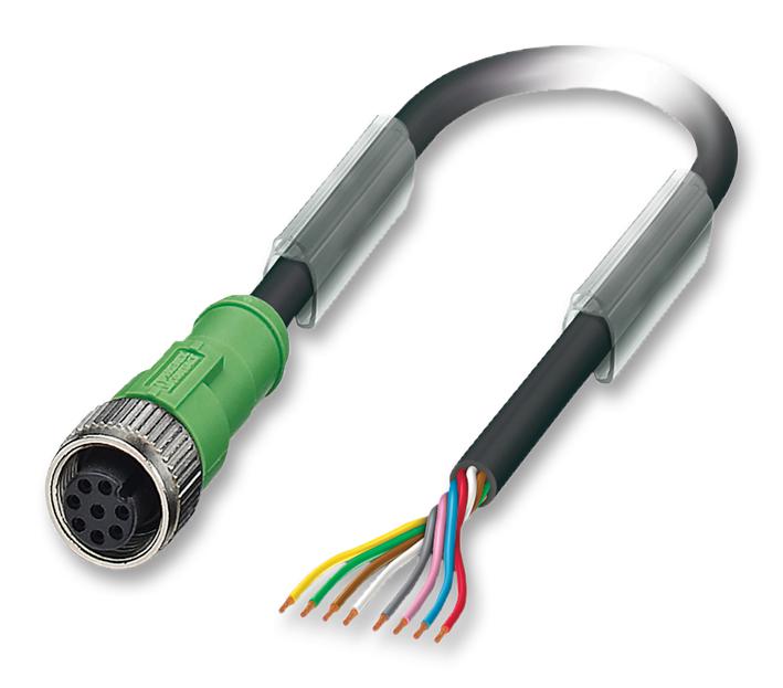 SAC-8P-10,0-PUR/M12FS SENSOR CABLE, 8POS, M12 SOCKET, 10M PHOENIX CONTACT