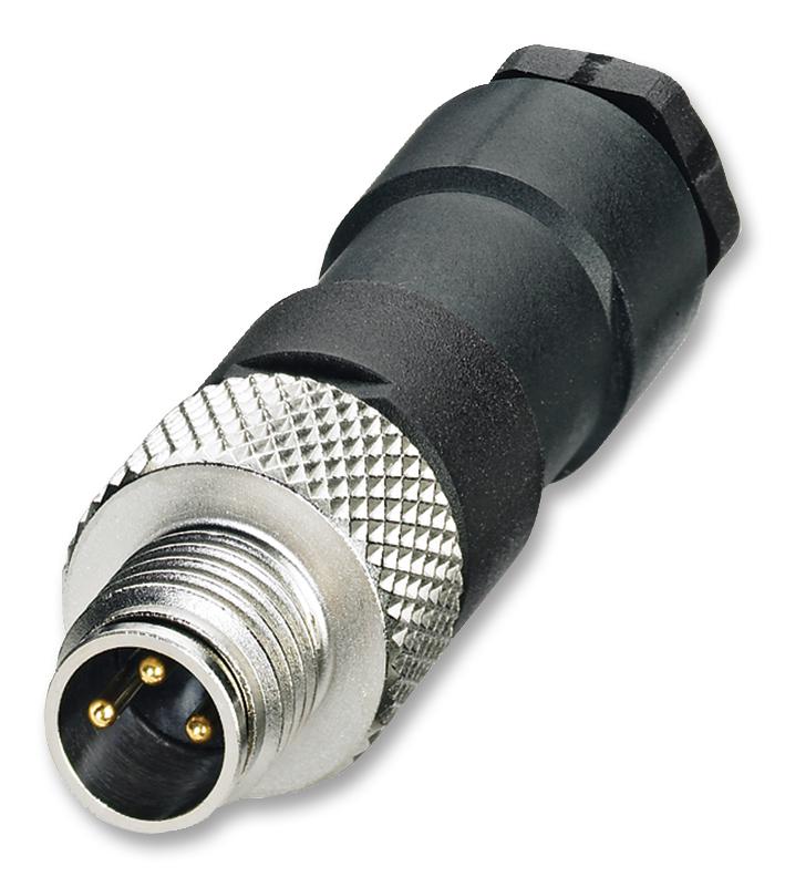 SACC-M 8MS-3CON-M SENSOR/ACTUATOR PLUG, M8, 3POS PHOENIX CONTACT