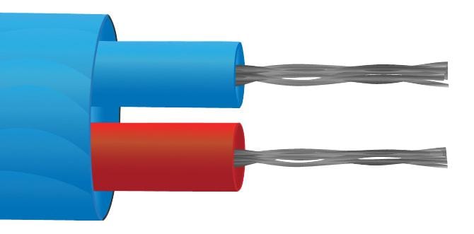 WT-200-ANSI X 25M THERMOCOUPLE WIRE, TX TYPE, PVC, 25M LABFACILITY
