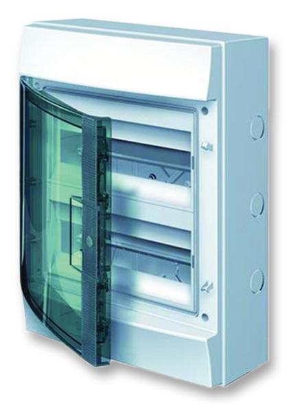 1SL1214A00 WALLMOUNT ENCLOSURE, THERMOPLASTIC, GREY ABB