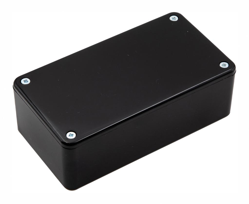 BIM2004/14-BLK/BLK PCB BOX ENCLOSURE, ABS, BLACK CAMDENBOSS