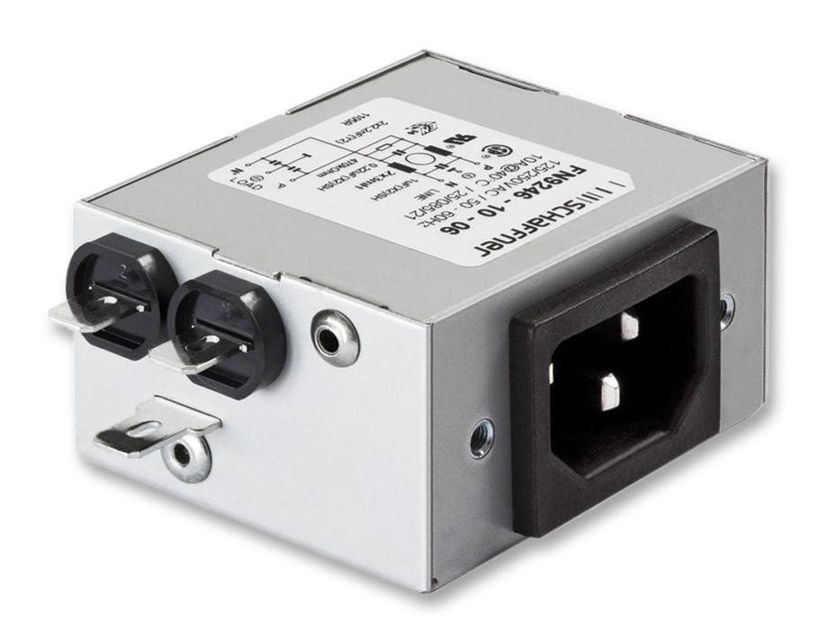 FN9246-20-06 IEC C20 INLET FILTER 20A REAR MOUNT SCHAFFNER