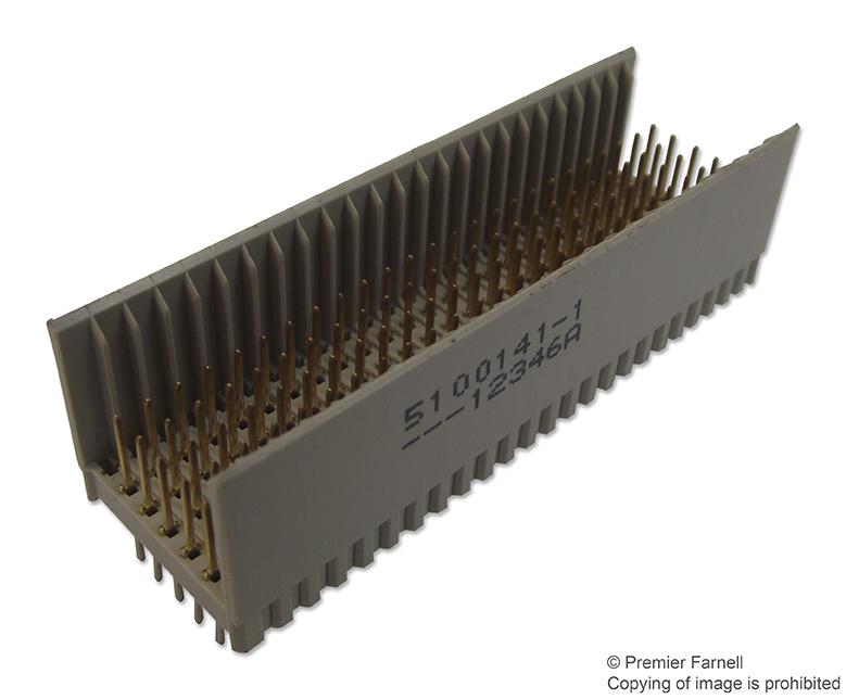 5106081-1 CARD EDGE CONN, HEADER, 77POS, 7ROW AMP - TE CONNECTIVITY