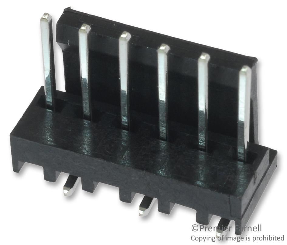 3-647166-6 CONNECTOR, HEADER, 6POS, 1ROW, 2.54MM AMP - TE CONNECTIVITY