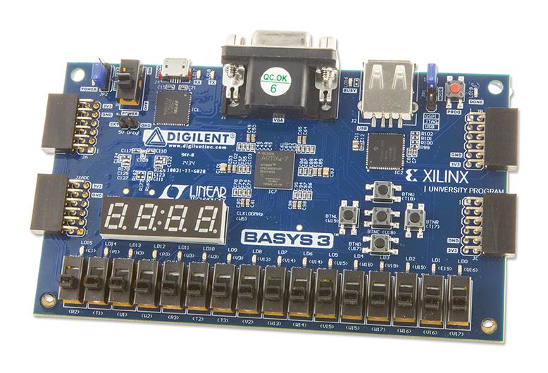 410-183 DEV BOARD, BASYS ENTRY LEVEL FPGA DIGILENT
