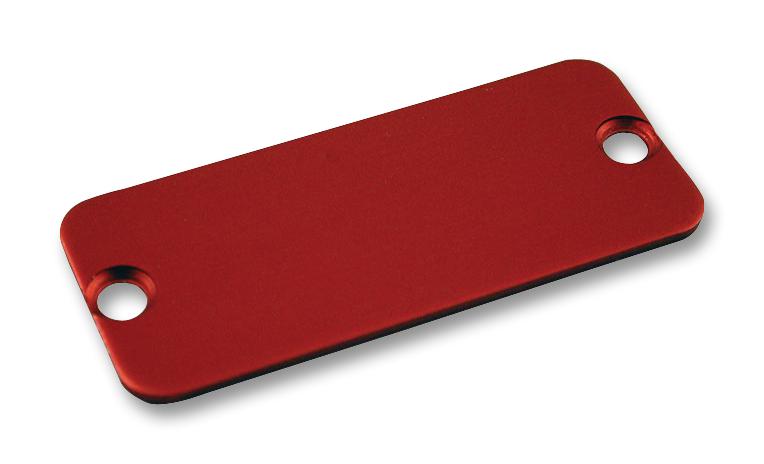1455NALRD-10 END PANEL, ALUM, RED, ENCLOSURE, 10PCS HAMMOND