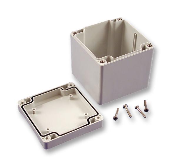 1555EE2GY PCB BOX ENCLOSURE, PC, GREY HAMMOND