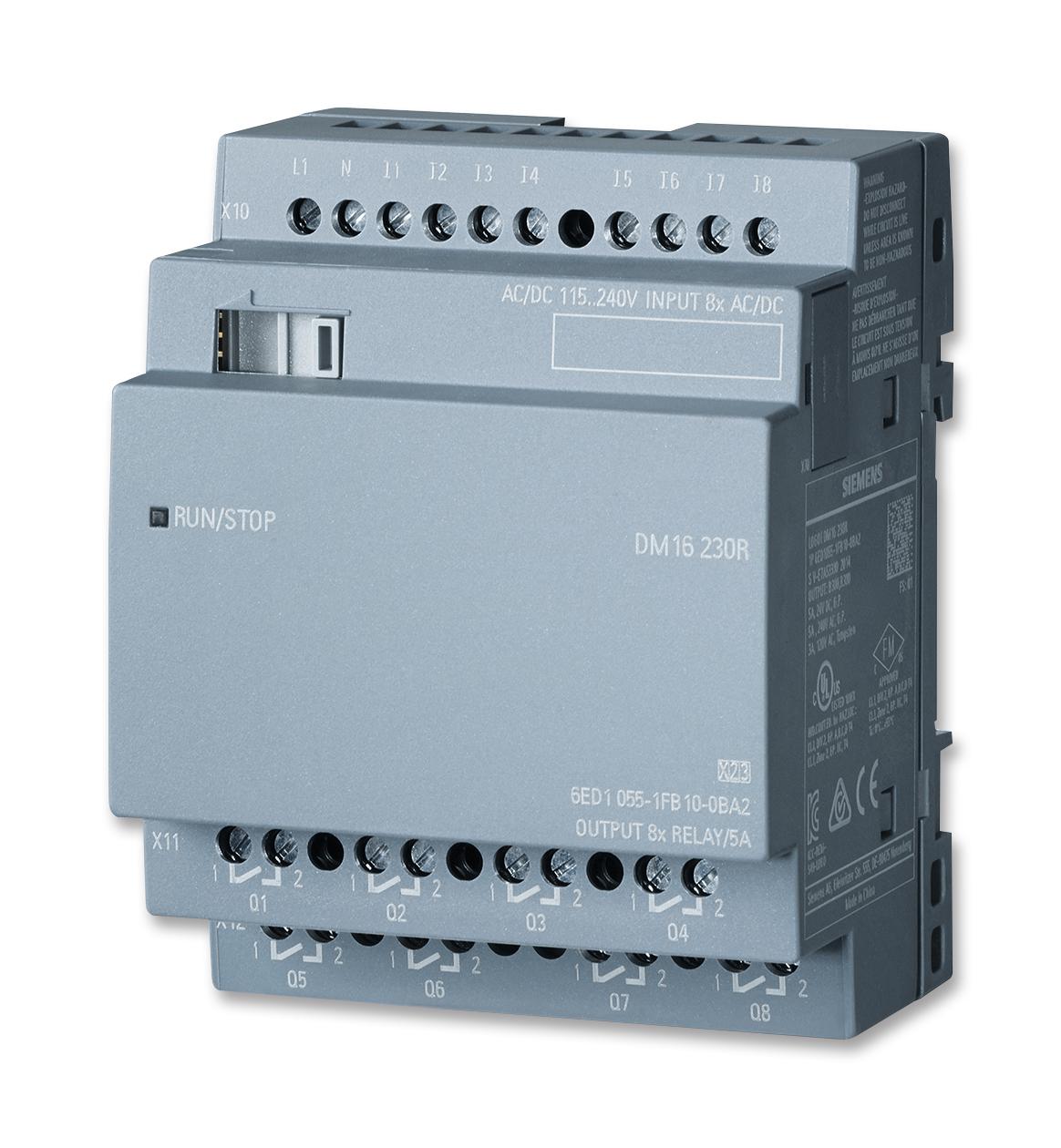 6ED1055-1FB10-0BA2 EXPANSION MOD, LOGO DM16, 8 I/P, 8 O/P SIEMENS