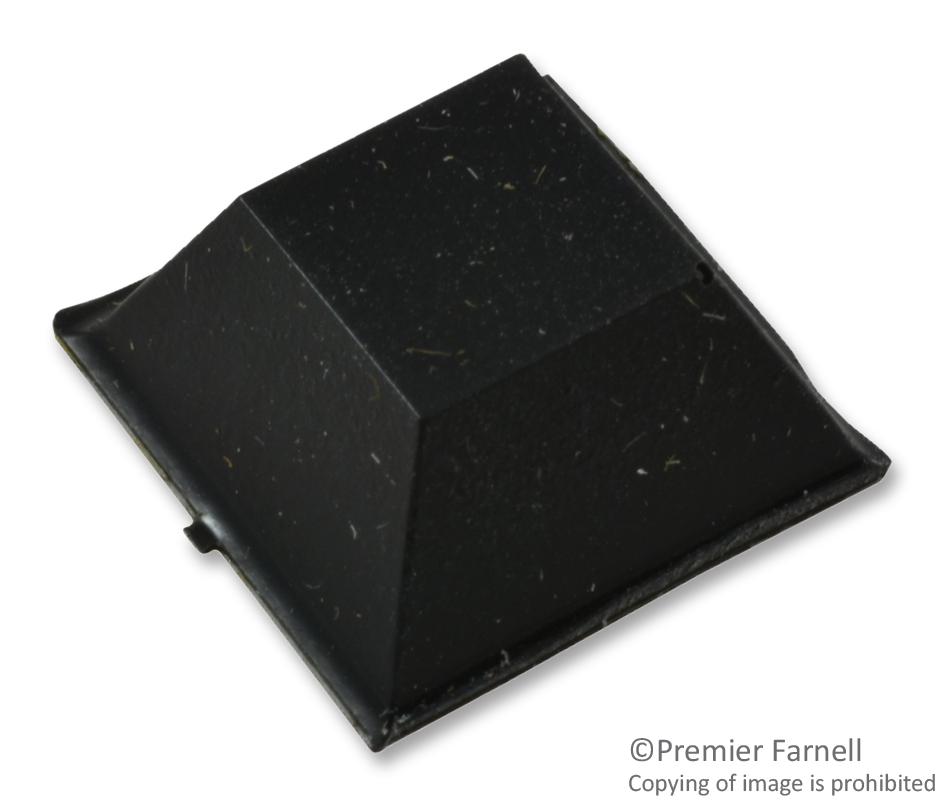 F3581 RUBBER FOOT, POLYURETHANE, 5.59MM, BLACK BUD INDUSTRIES
