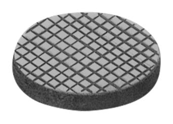F8038 RUBBER FOOT, 19.05MM DIA, 3.175MM, BLACK BUD INDUSTRIES