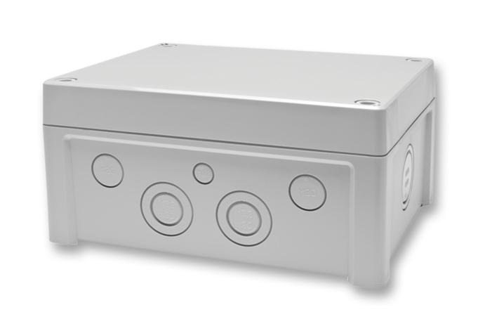 TAM 201610 ENCLOSURE ENCLOSURE, BOX, ABS, GREY FIBOX
