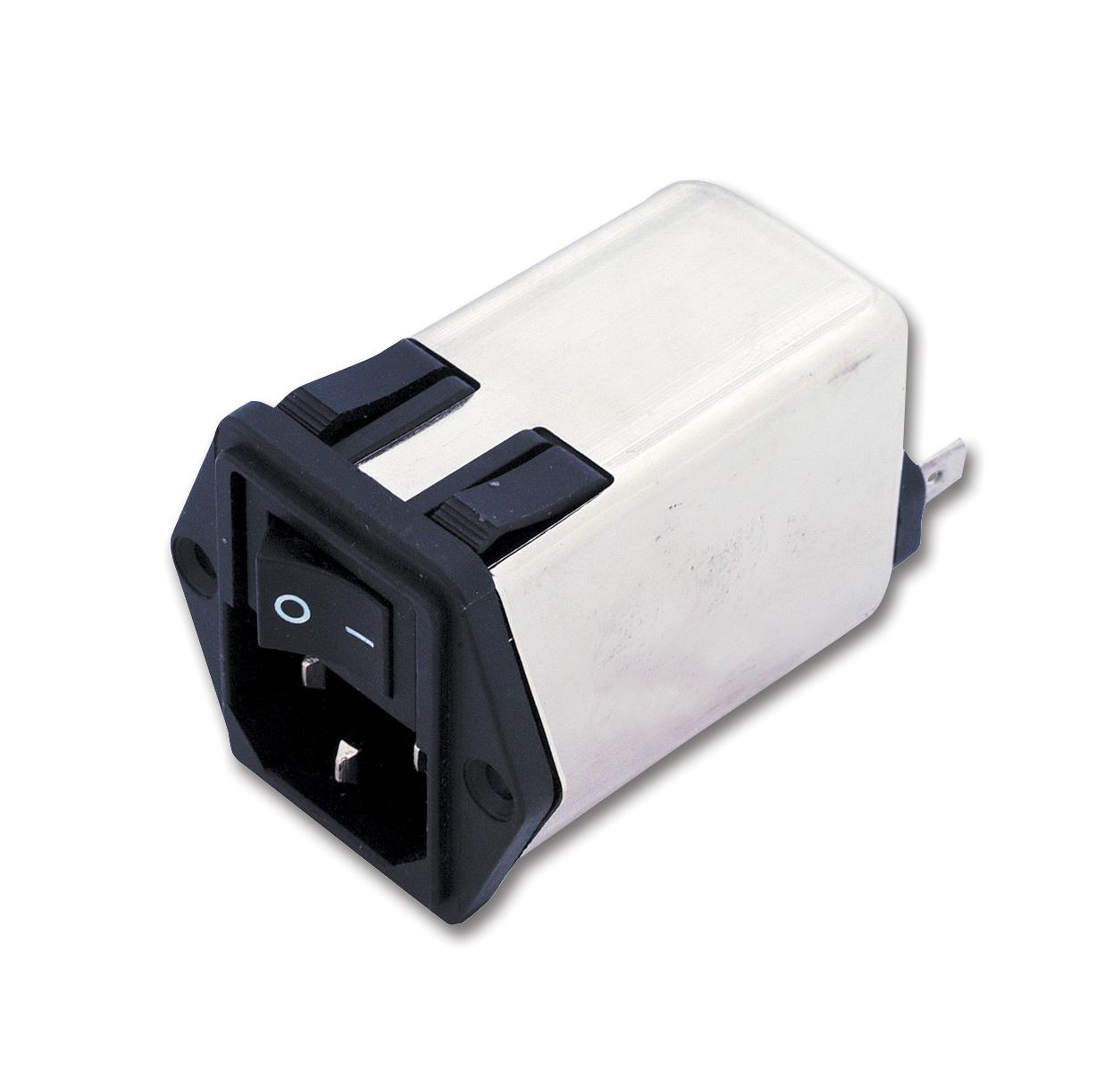 3CFE1 POWER ENTRY MOD W/SWITCH, C14, 3A CORCOM - TE CONNECTIVITY