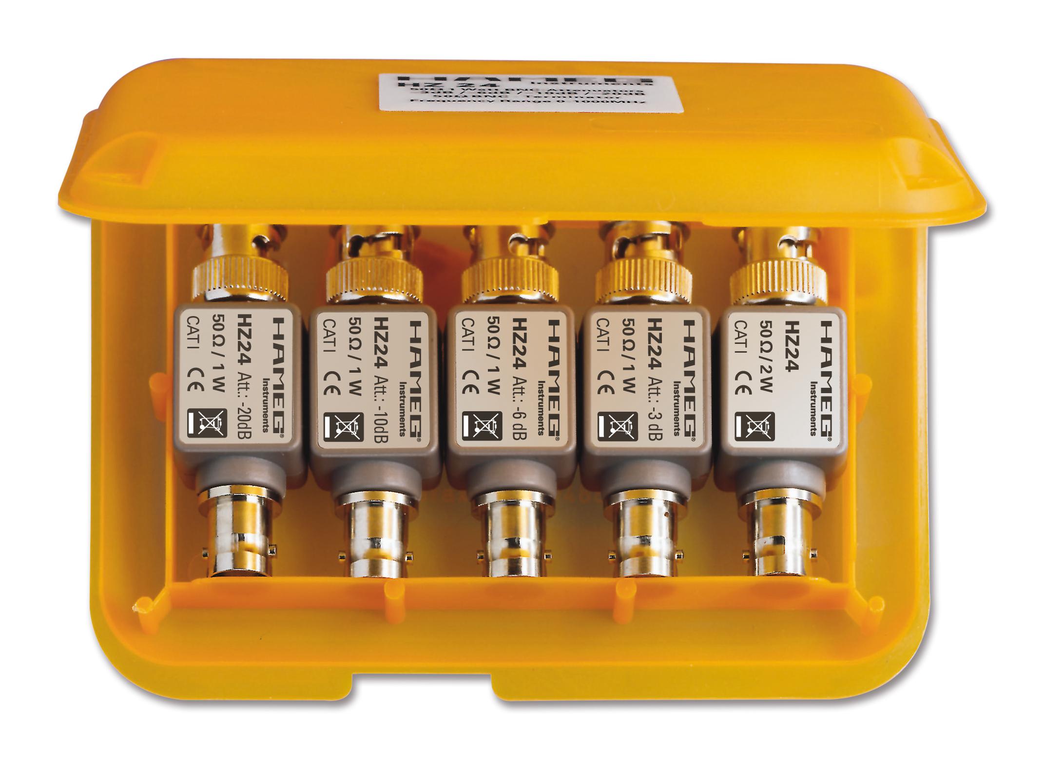 HZ24 ATTENUATOR SET OF 5, 50 OHM ROHDE & SCHWARZ