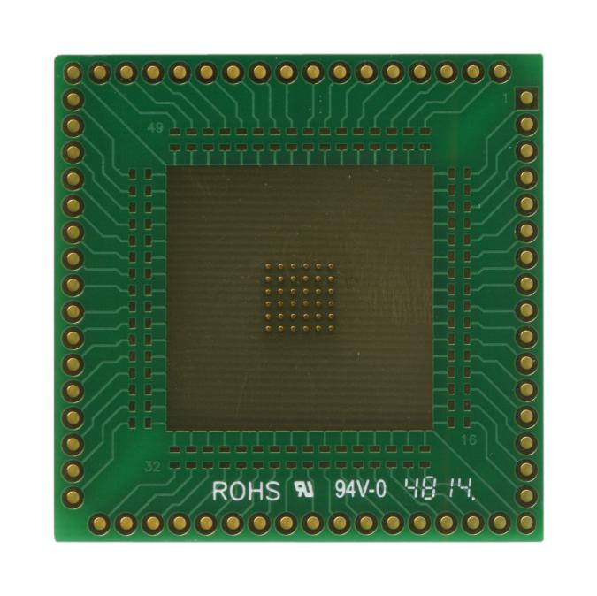 RE934-08E IC ADAPTOR, FIBREGLASS, QFN-64 ROTH ELEKTRONIK
