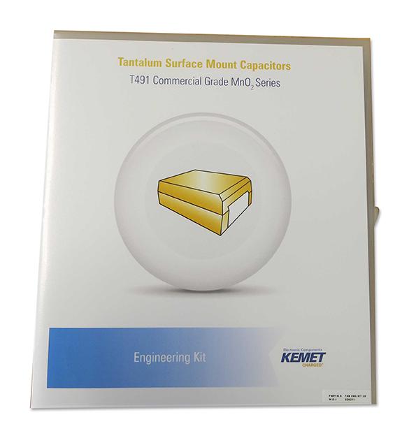 TAN ENG KIT 20 TANTALUM SMD CAPACITOR KIT, COMMERCIAL KEMET