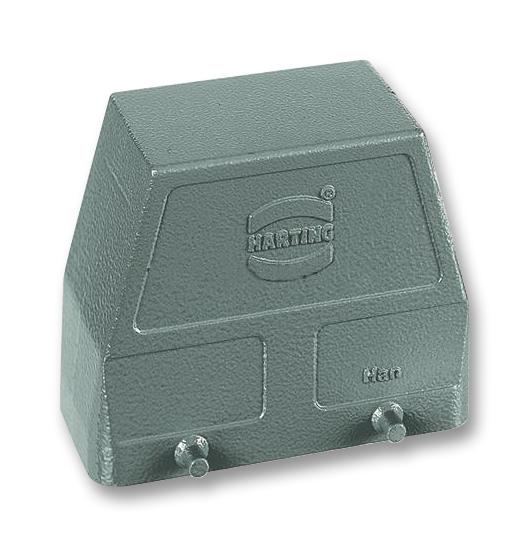 09 30 010 0523 HOOD, 10B, SIDE ENTRY, ALUMINIUM HARTING