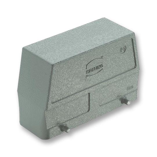 19 30 024 0528 HOOD, 24B, SIDE ENTRY, ALUMINIUM HARTING