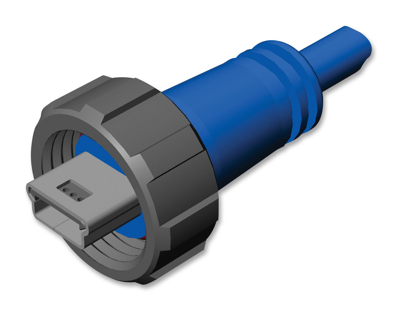 690-W05-260-043 SEALED MINI USB, 1.0 TYPE B, PLUG, IP67 EDAC