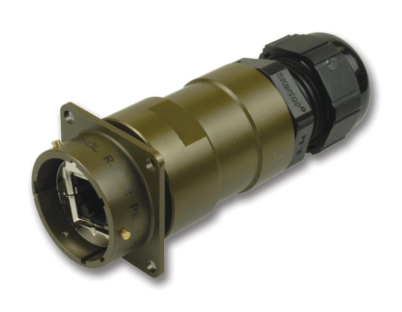 RJF2PE1G ENET ADAPTOR, RJ45, JACK, 8P8C, CAT5E AMPHENOL SOCAPEX