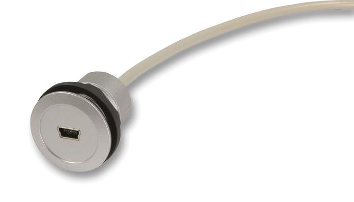 09 45 452 1940 USB CABLE, MINI-B RCPT-TYPE A PLUG, 0.5M HARTING