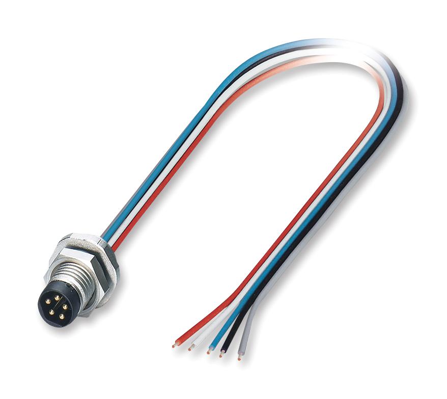 SACC-E-M8MS-5CON-M10/0,5 DN SENSOR CORD, 5P, M8 PLUG-FREE END, 0.5M PHOENIX CONTACT