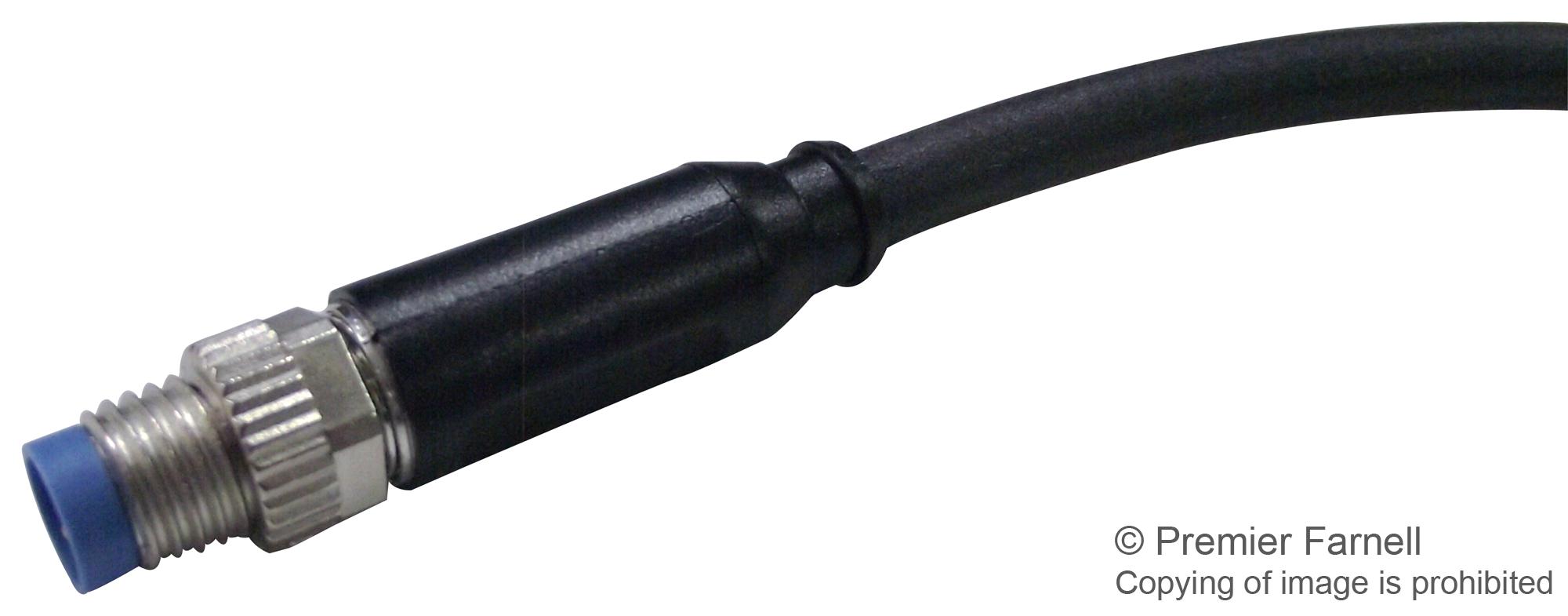 2273004-1 SENSOR CORD, 3P, M8 PLUG-FREE END, 1.5M TE CONNECTIVITY