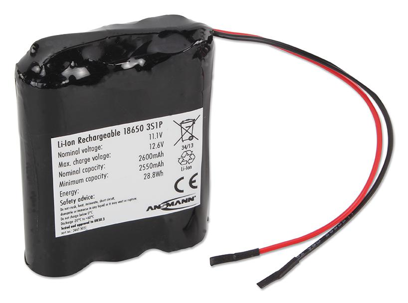2447-3031 BATTERY,LI-ION,2.6AH,11.1V ANSMANN