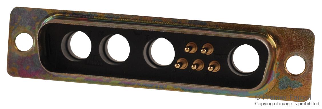 DBME9W4S D-SUB COMB CONNECTOR, RCPT, DB-9W4 ITT CANNON