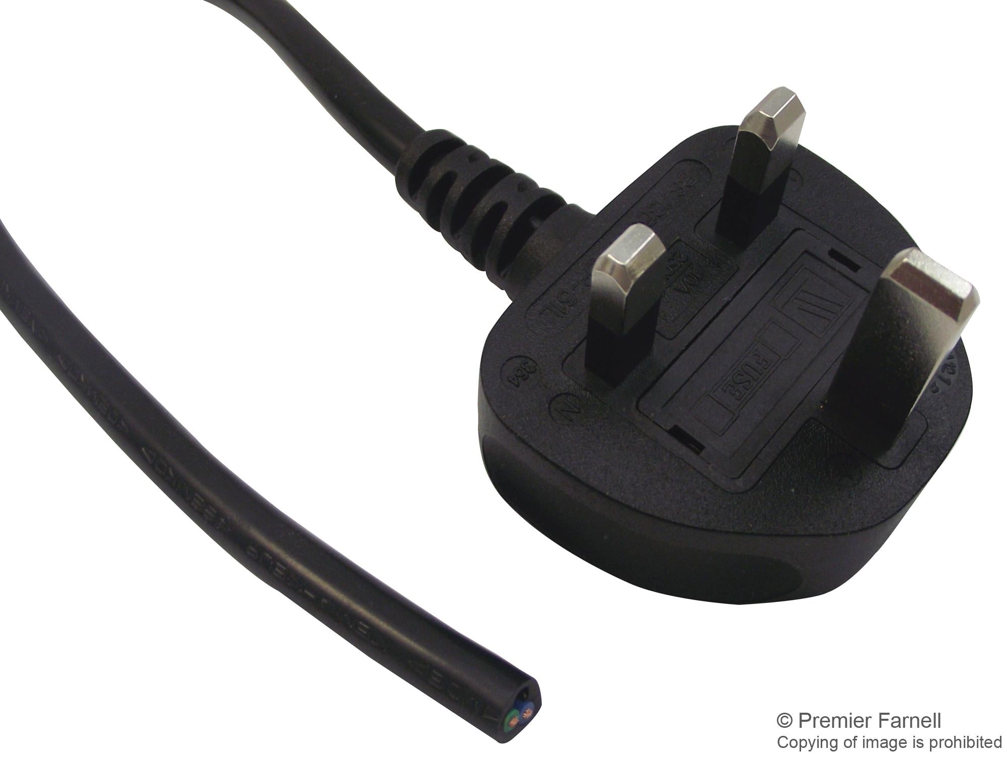 GW-151629 POWER CORD, UK PLUG-FREE END, 2M MULTICOMP PRO