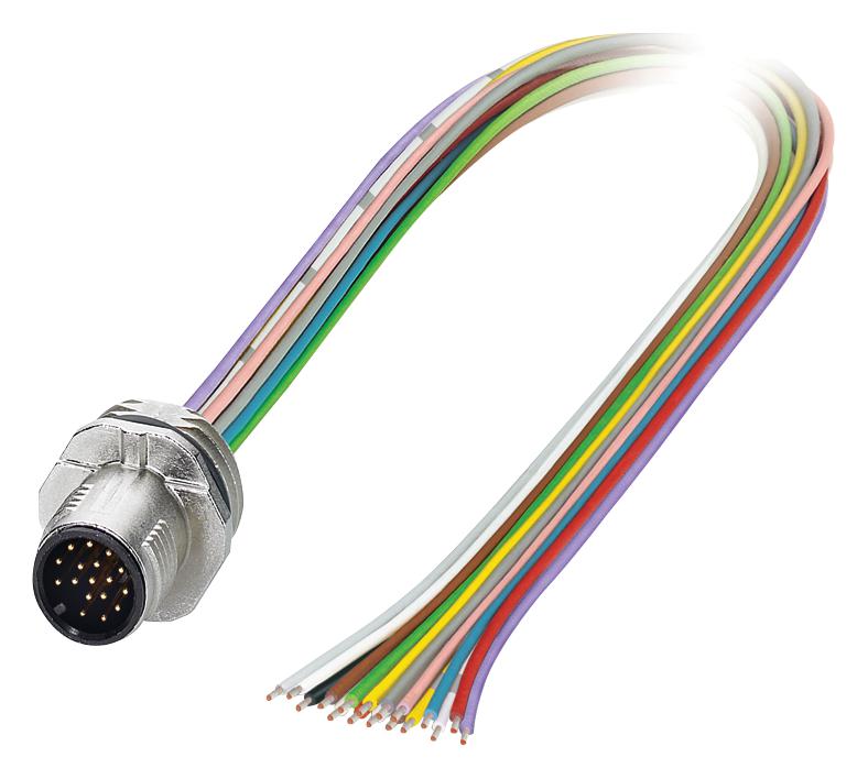 SACC-E-M12MS-17CON-M16/0,5 VA SENSOR CORD, 17P, M12 PLUG-FREE END PHOENIX CONTACT