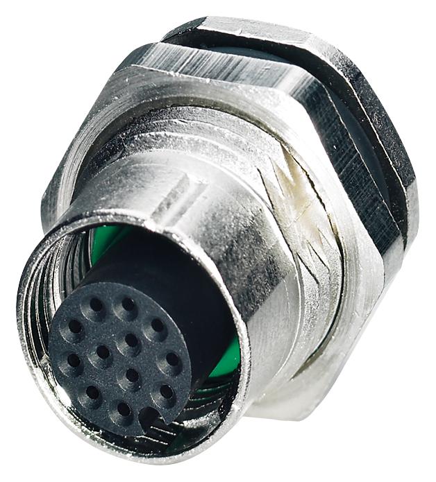 SACC-DSI-M12FS-12CON-M16 SENSOR CONN, M12, RCPT, 12POS, PANEL PHOENIX CONTACT