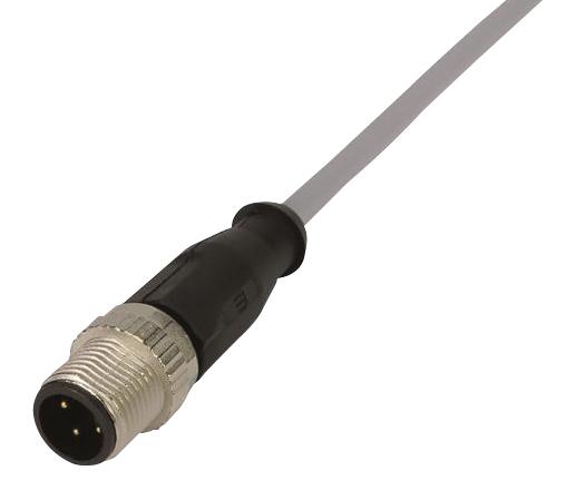 21 34 848 5383 010 SENSOR CORD, 3P, M12 PLUG-RCPT, 1M HARTING