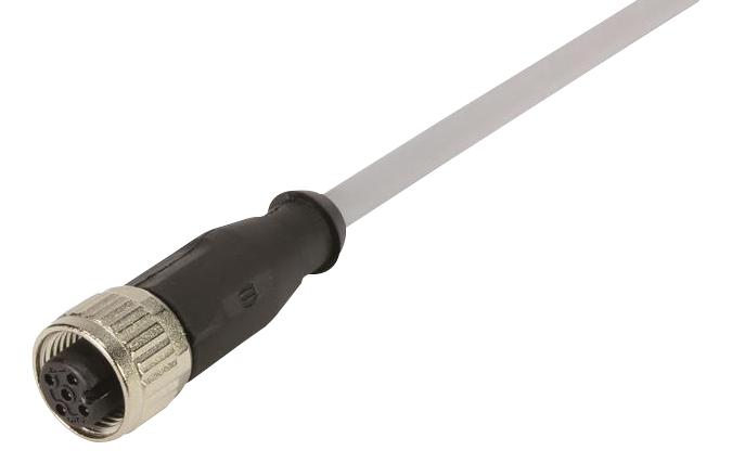 21 34 840 0484 010 SENSOR CORD, 4P, M12 PLUG-FREE END, 1M HARTING
