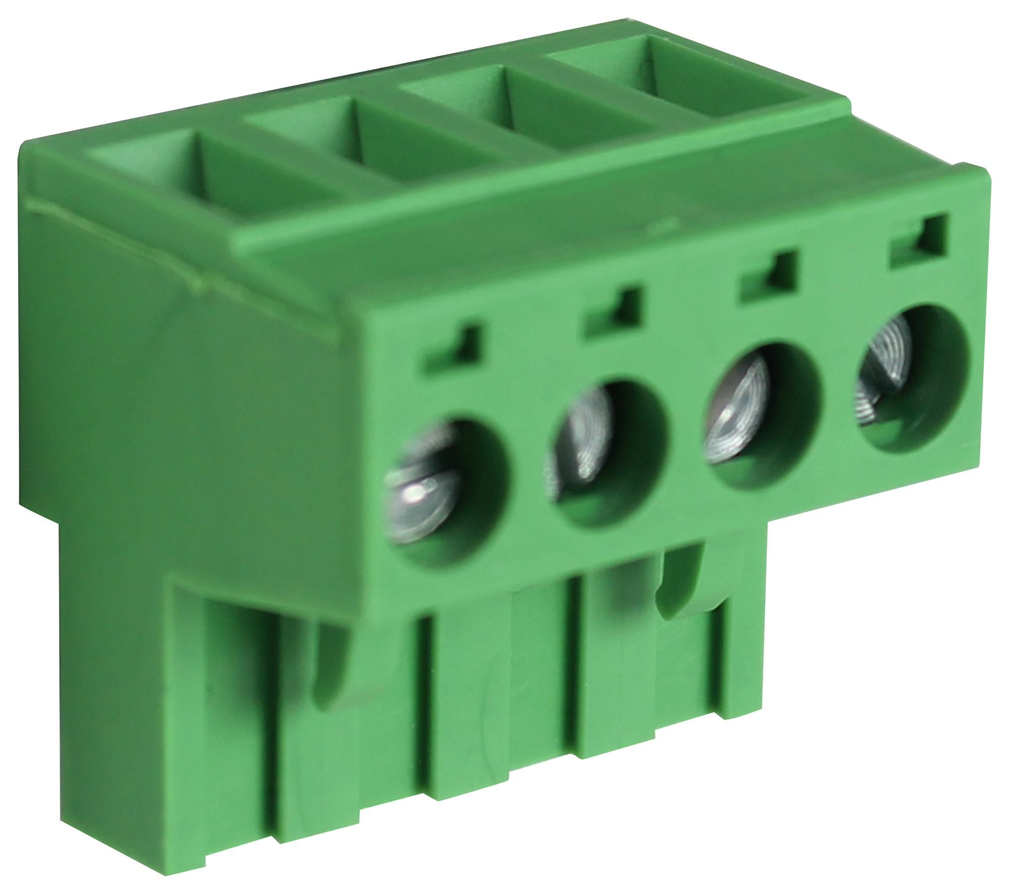 CTB9202/4 TERMINAL BLOCK, PLUGGABLE, 4POS, 12AWG CAMDENBOSS