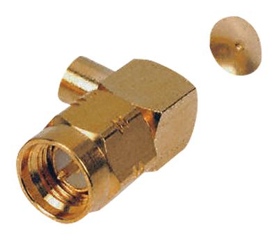R124154003W RF COAX, SMA, RIGHT ANGLE PLUG, CABLE RADIALL