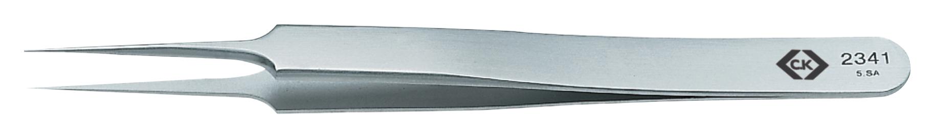 T2341 PRECISION TWEEZER, SUPER FINE TIP, 110MM CK TOOLS