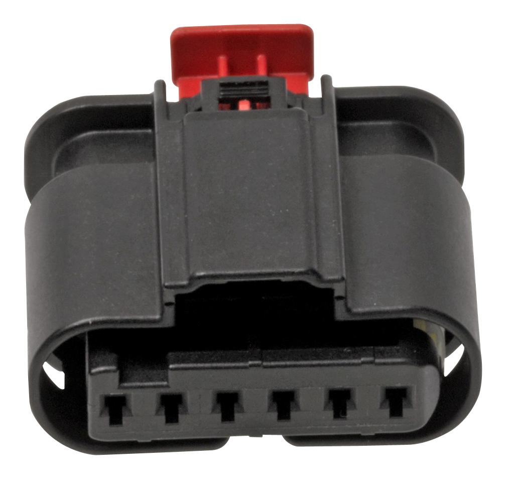 1-1718806-1 RCPT HOUSING, 5POS, GF NYLON 6.6, BLACK TE CONNECTIVITY